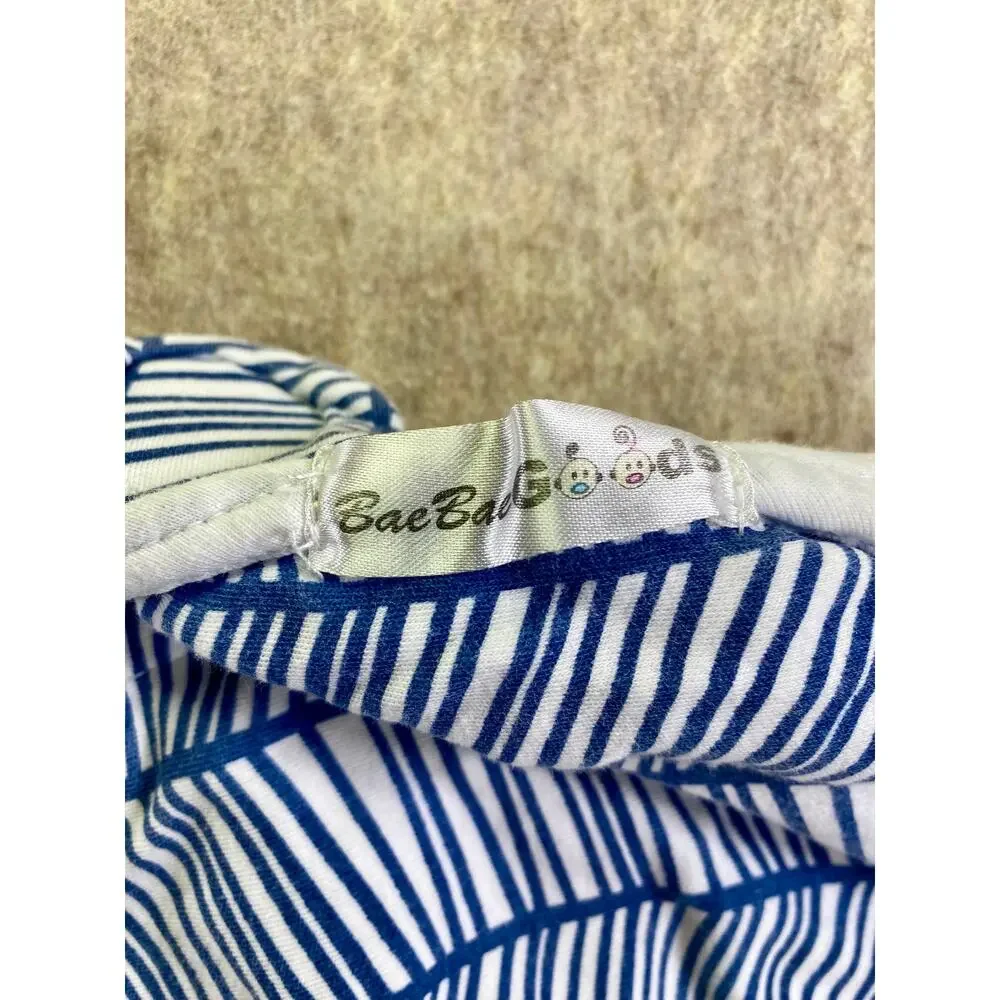 BaeBaeGoods Blue and White Patterned Baby Infant Swaddle Sleep Sack